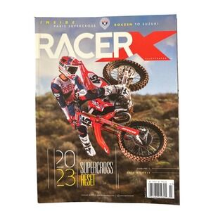 Racer X Illustrated Magazine March 2023 Inside Paris Supercross Roczen Suzuki‎